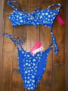 Bikini set blue size XS